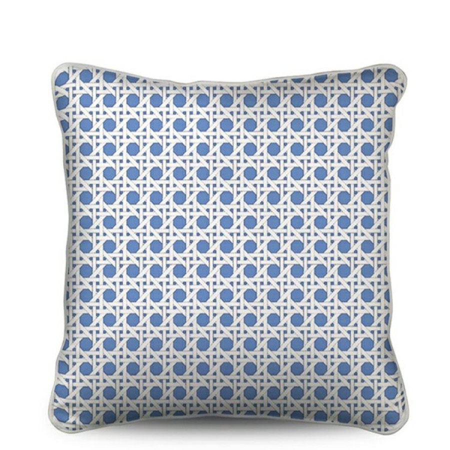 Furnishings * | Stuart Membery Home Wicker Cruise Blue Cushion Less Expensive