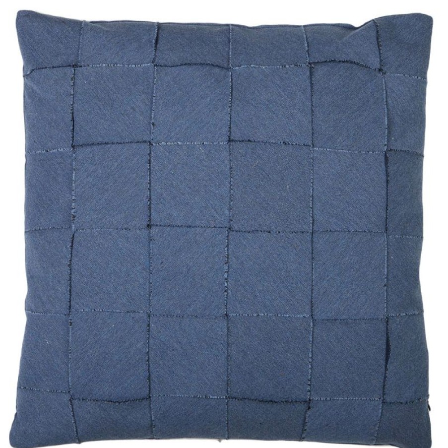 Furnishings * | Sunbrella Heritage Basketweave Denim Cushion 58X58Cm Less Expensive