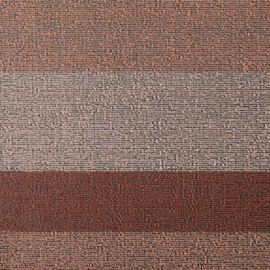 Furnishings * | Chilewich Bold Stripe Shag Doormat Peach Small Nice Style