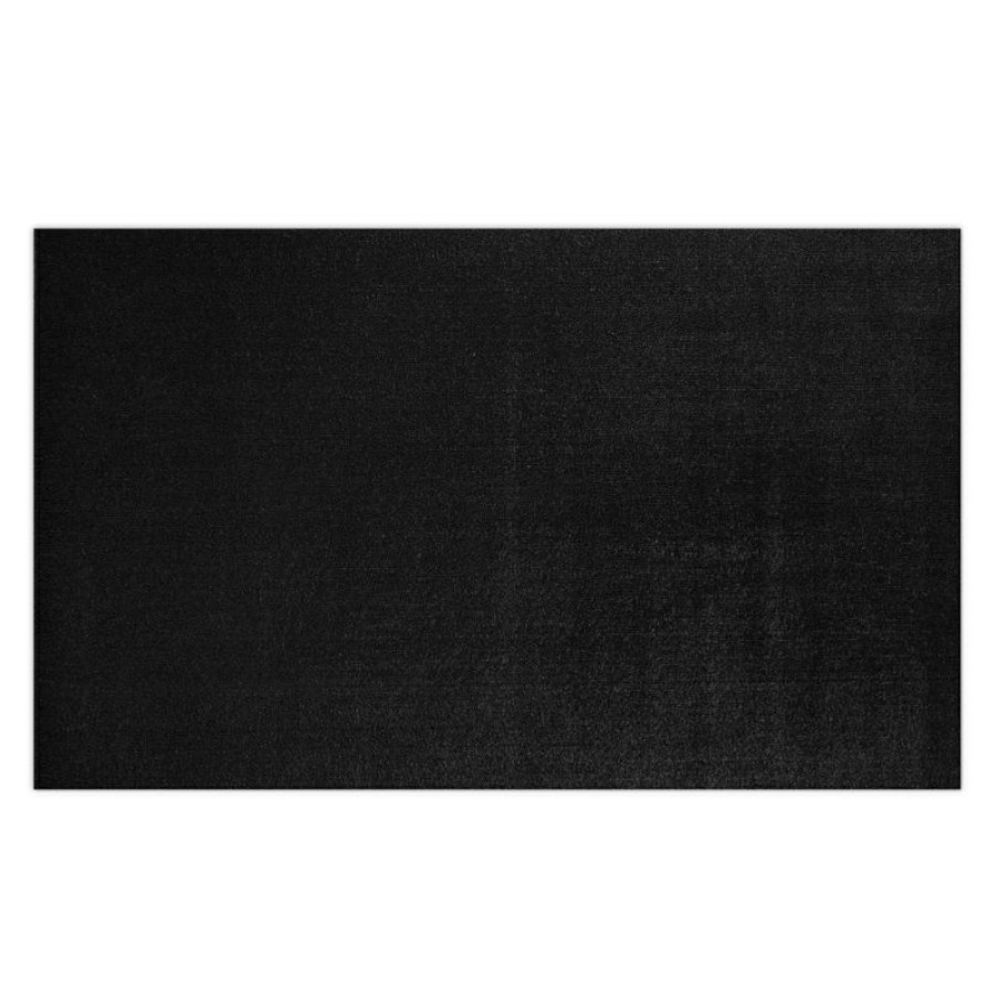 Furnishings * | Chilewich Indoor/Outdoor Mat Solid Black Large Clearance