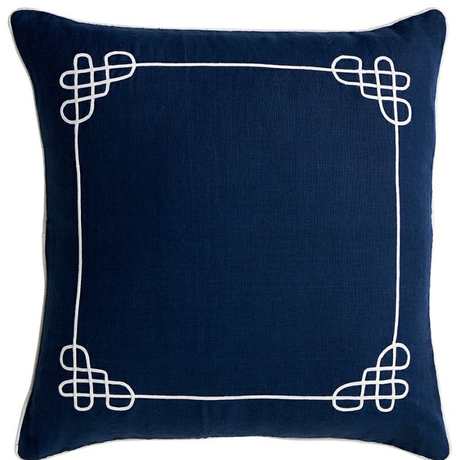 Furnishings * | Paloma Riviera Navy Linen 50X50Cm Excellent