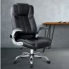 Furnishings * | Home Office Design Pu Desk Chair Black Clearance