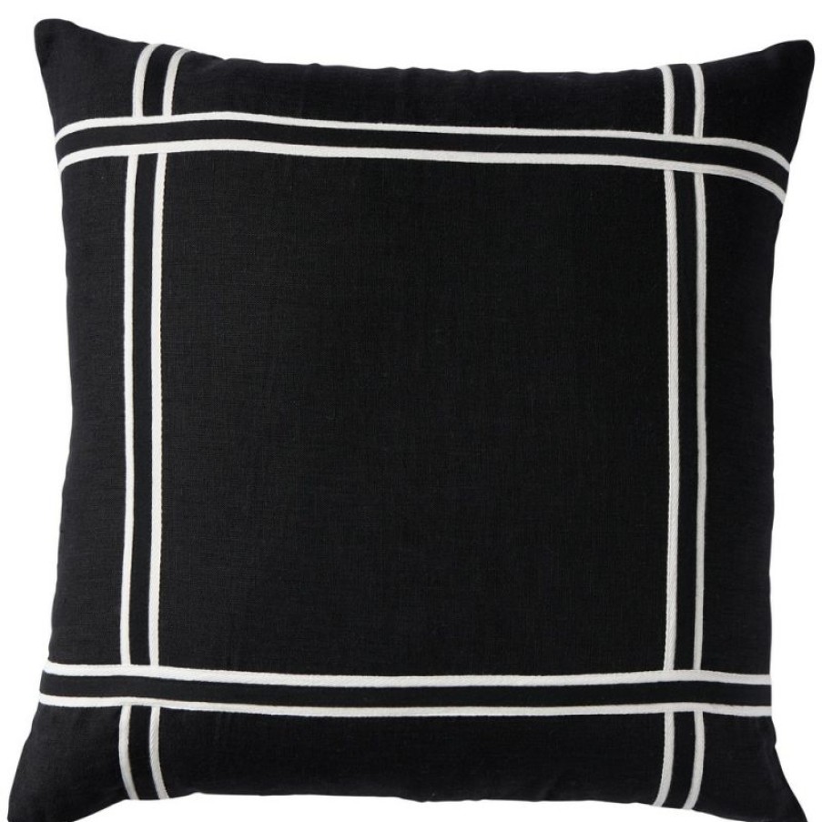 Furnishings * | Paloma Linen Florence Tile Cushion 50X50Cm Excellent