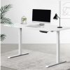 Furnishings * | Home Office Design Electric Table Riser 120Cm White Top Selling