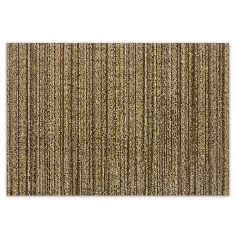 Furnishings * | Chilewich Skinny Stripe Indoor/Outdoor Doormat Mushroom Less Expensive