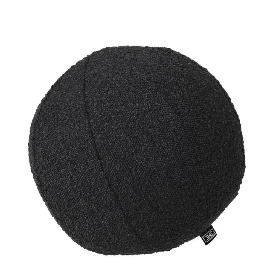 Furnishings * | Vandenberg Cushion Palla S Boucle Black At Low Price