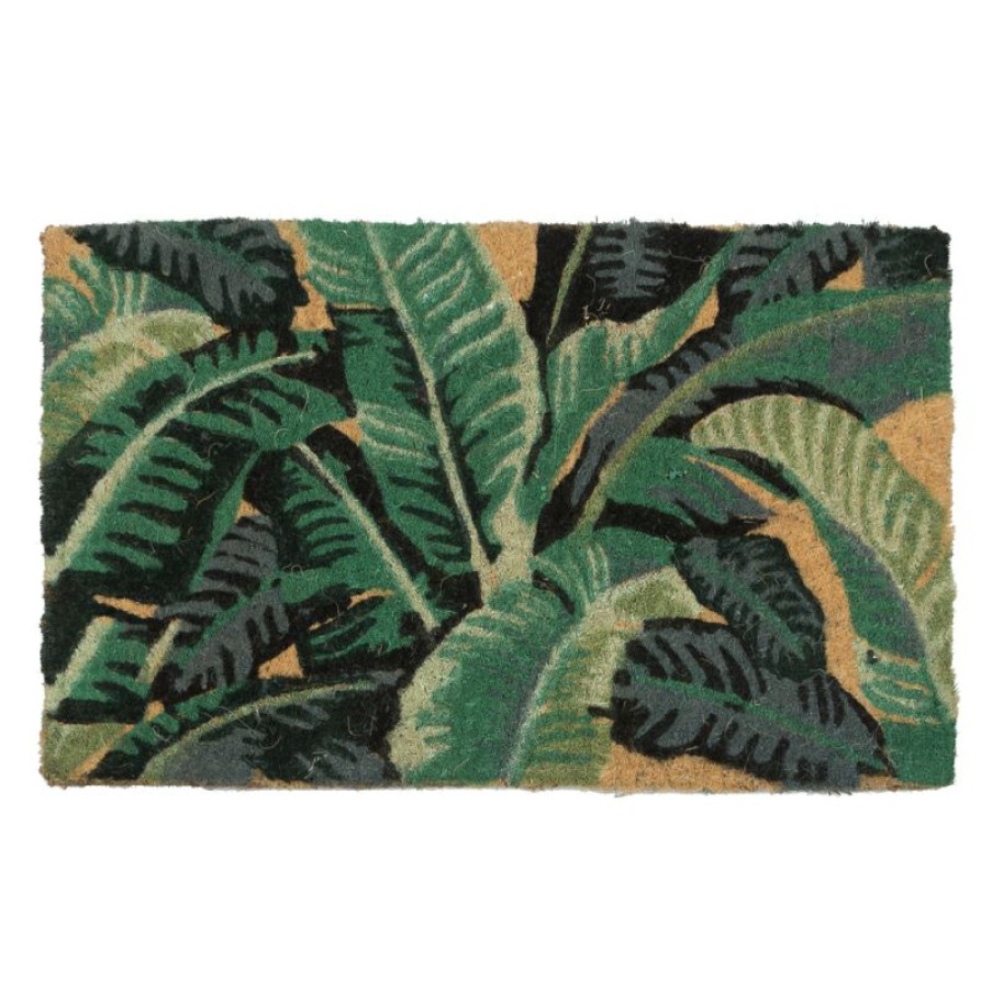 Furnishings * | Doormat Designs Tropical Leaves Doormat Nice Style