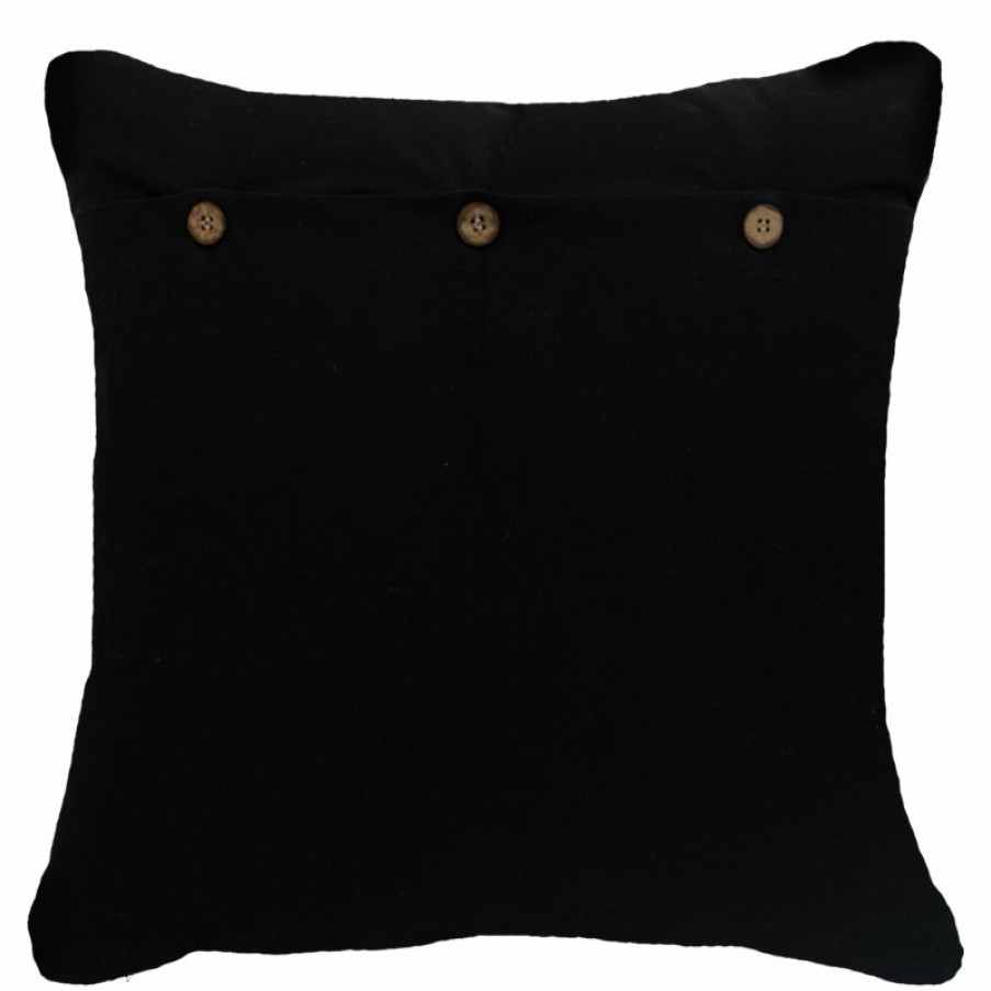 Furnishings * | Bandhini Parasol Black And Beige Cushion 55X55Cm Clearance