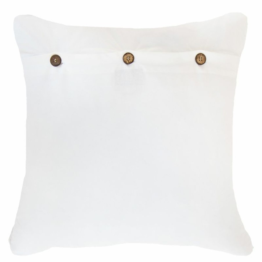 Furnishings * | Bandhini Dreamtime Small Dot Natural Cushion 55X55Cm Affordable Price