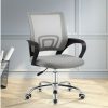 Furnishings * | Home Office Design Officemesh Chair Mid Back Grey Clearance