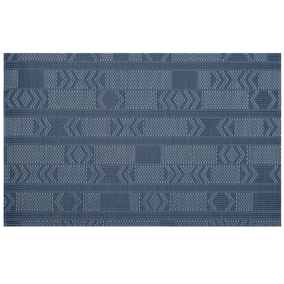 Furnishings * | Chilewich Scout Woven Floormat Midnight Blue 58X91Cm Affordable Price