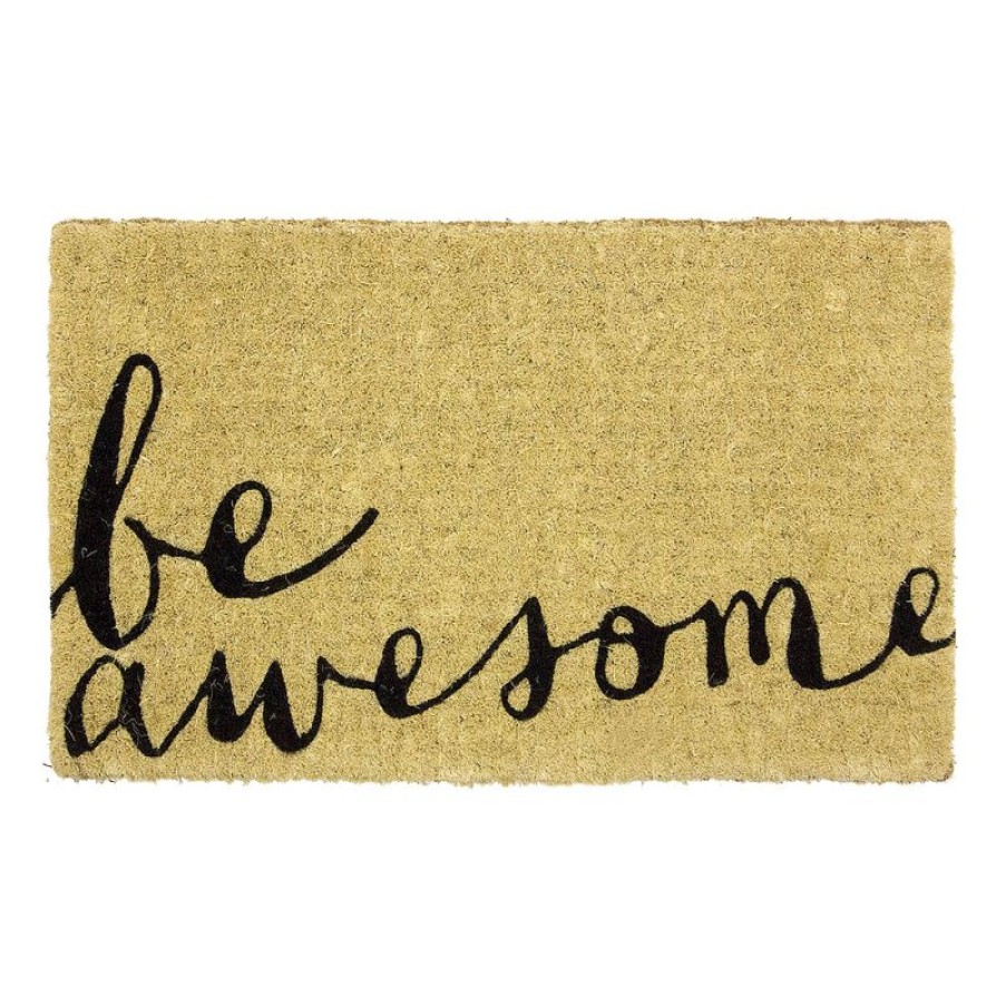 Furnishings * | Doormat Designs Be Awesome Doormat Shop