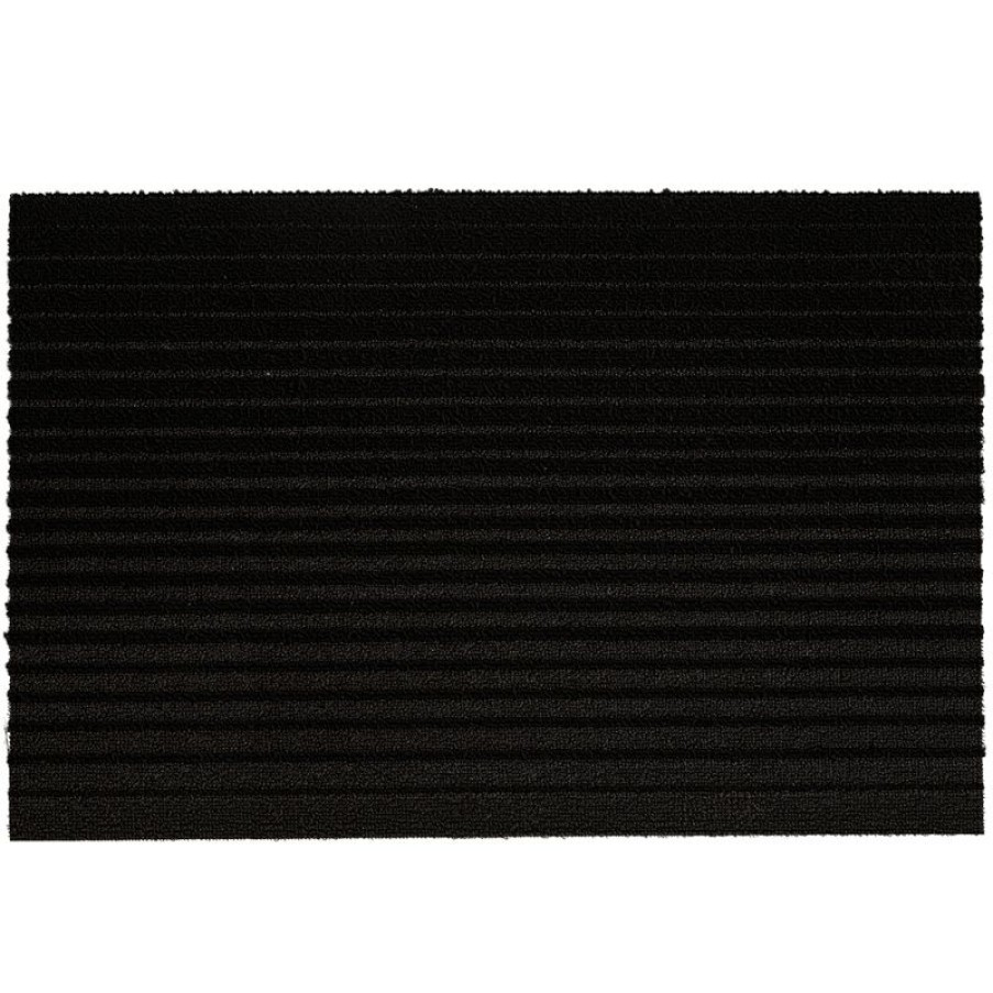 Furnishings * | Chilewich Ombre Shag Indoor/Outdoor Mat Black 46X71Cm Latest Fashion