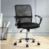 Furnishings * | Home Office Design Mesh Chair Mid Back Black Excellent