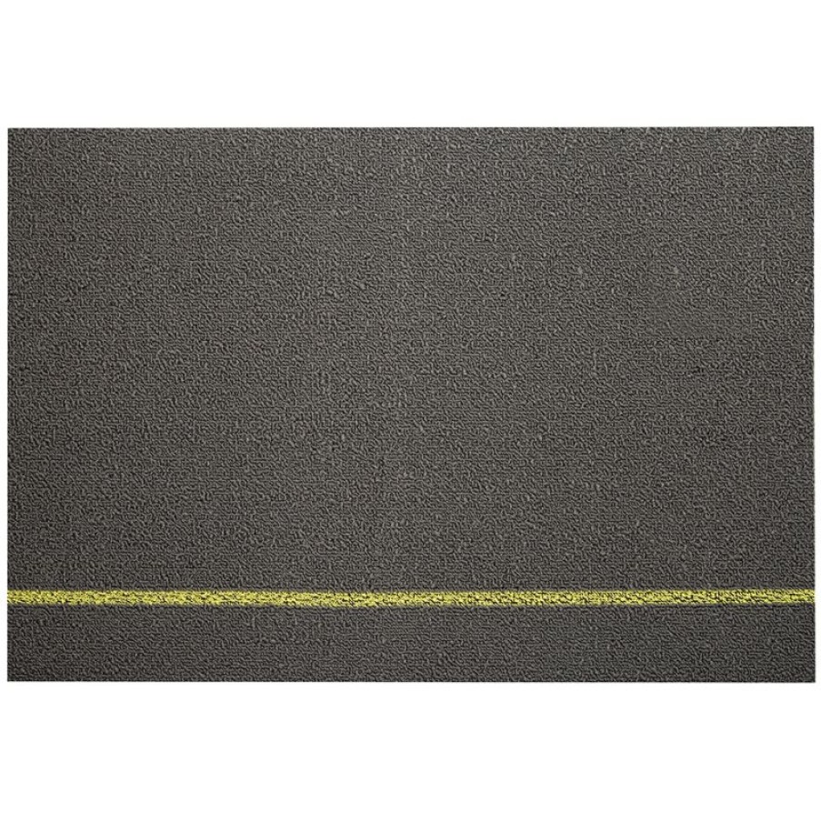 Furnishings * | Chilewich Simple Stripe Indoor/Outdoor Mat Grey 46X71Cm Less Expensive