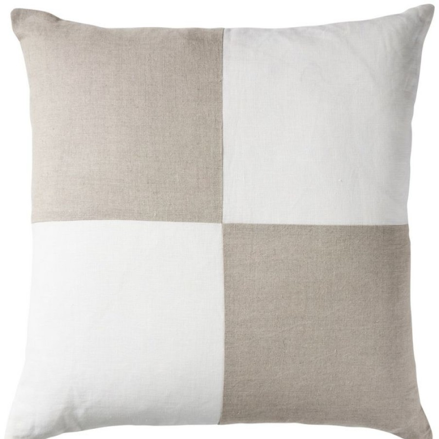 Furnishings * | Paloma Linen Squares Cushion Sand 60X60Cm Cut Price