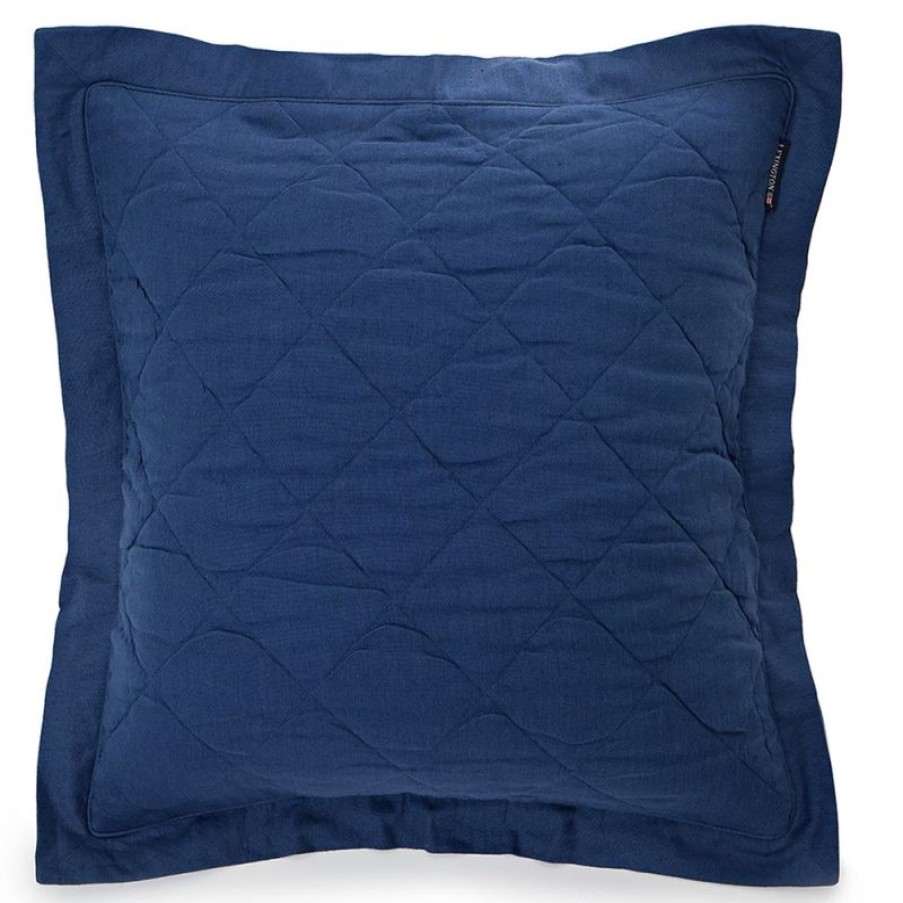 Furnishings * | Lexington Quilt Sham Cushion Blue 65X65Cm Best Quality