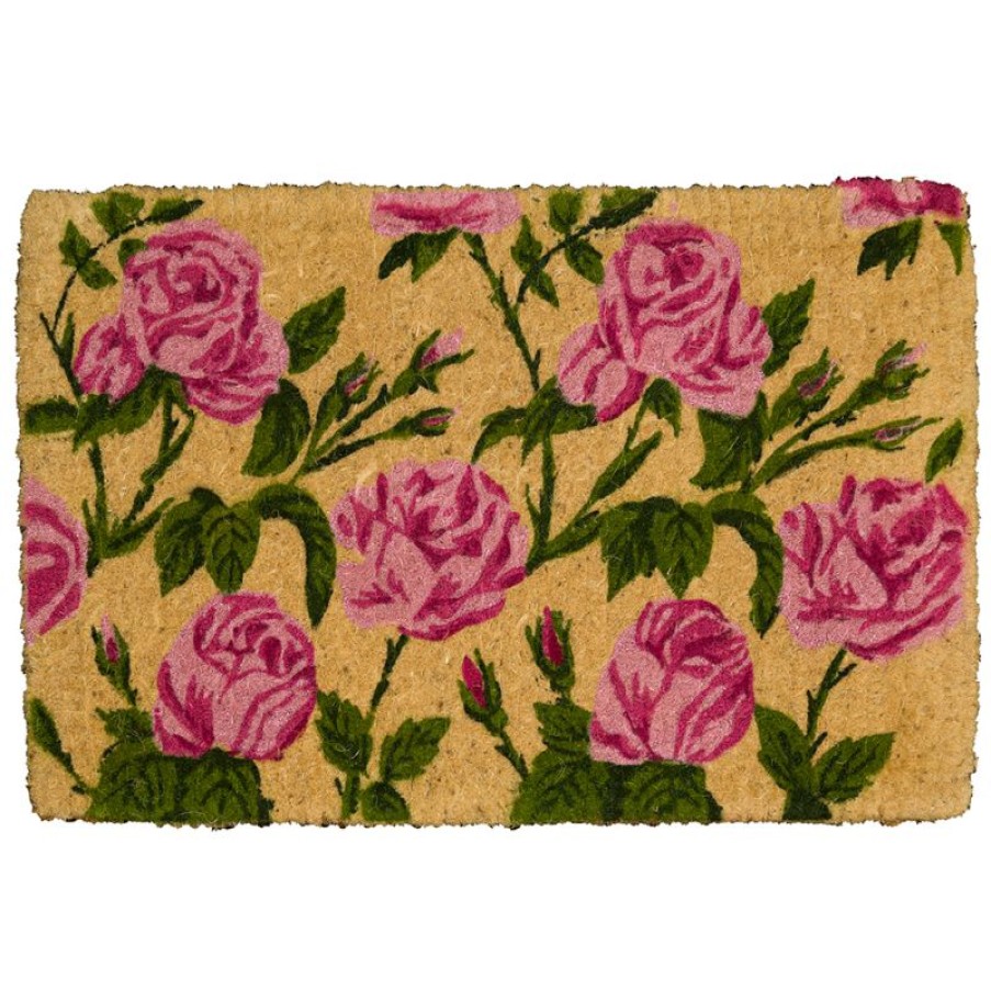 Furnishings * | Doormat Designs Regular Rose Garden Mat Nice Style