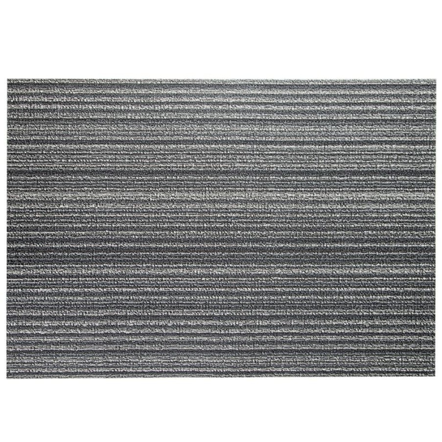 Furnishings * | Chilewich Skinny Stripe Indoor/Outdoor Mat Shadow Cheaper