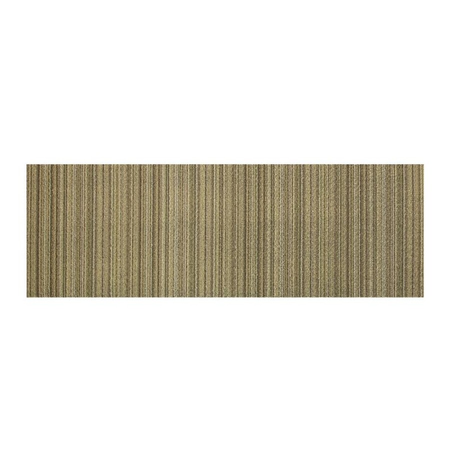 Furnishings * | Chilewich Skinny Stripe Runner Indoor/Outdoor Mushroom Simple Drawing