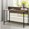 Furnishings * | Home Office Design Desk Metal Study Student Table Opening Sales