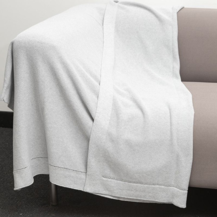 Furnishings * | Bemboka Pure Cotton Throw Trieste Dove Nice Style