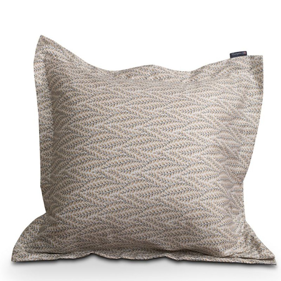 Furnishings * | Sunbrella Interwoven Flax & Indigo Cushion 54X54Cm Cheaper