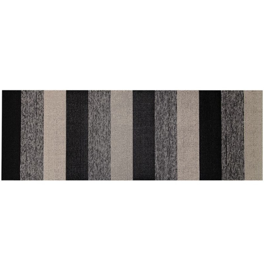 Furnishings * | Chilewich Marble Stripe Shag In/Outdoor Pepper 61X183Cm Clearance