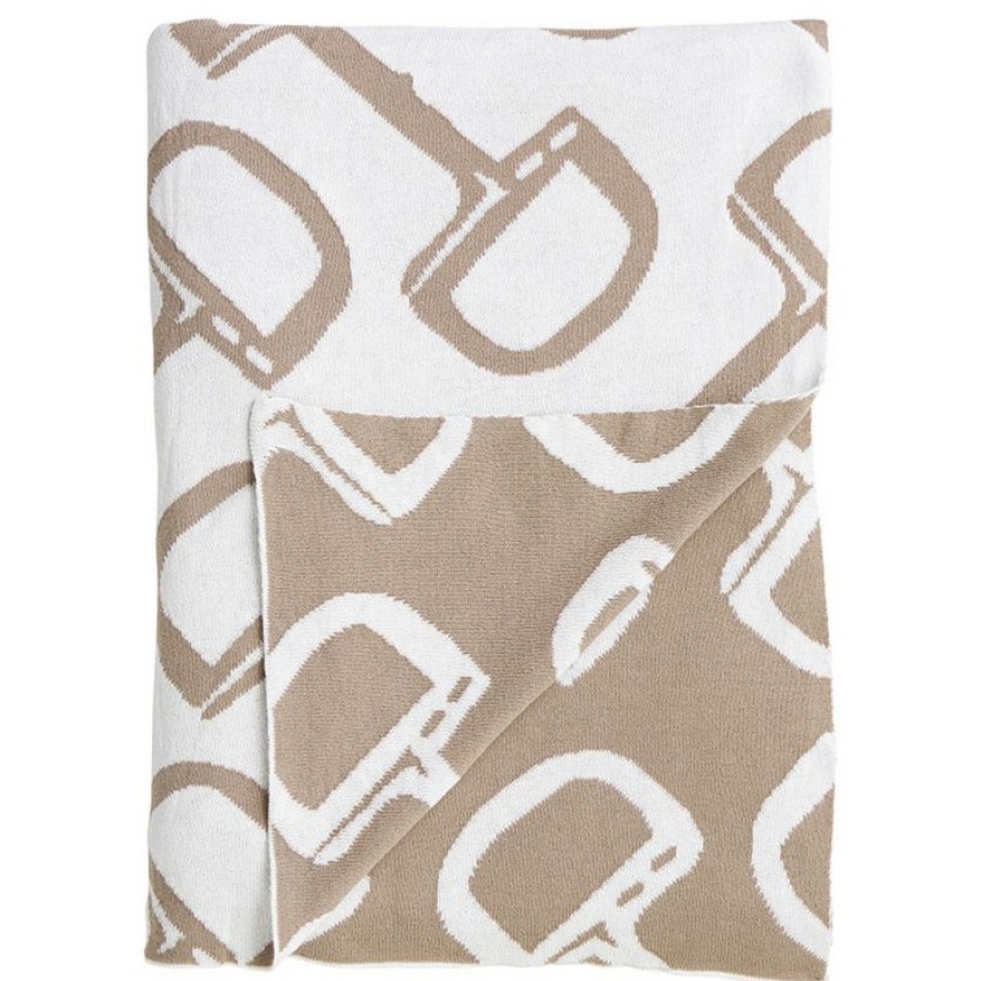 Furnishings * | Paloma Stirrup Throw Beige 130X170Cm New Arrivals