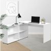 Furnishings * | Home Office Design Desk Table Bookcase Storage Excellent