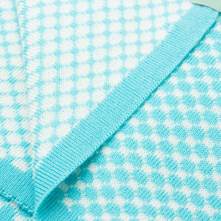 Furnishings * | Otto & Spike Brad Blanket Aqua On Sale