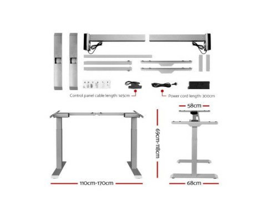 Furnishings * | Home Office Design Height Adjustable Electric Riser 120Cm On Sale