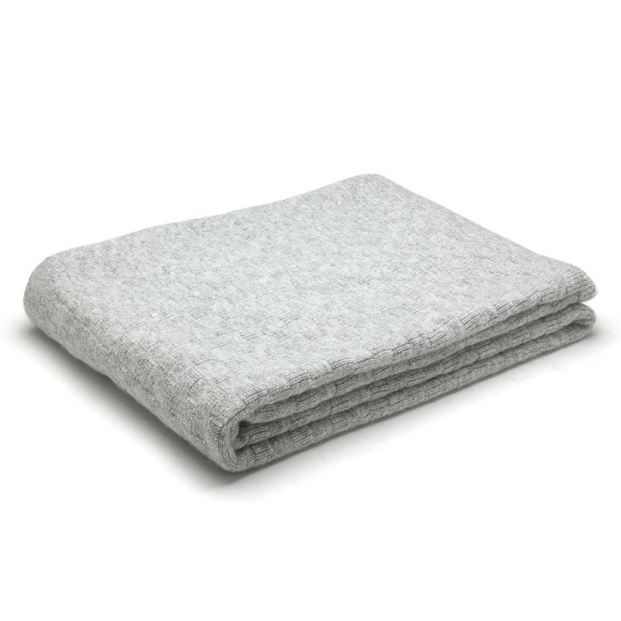 Furnishings * | Bemboka Angora/Superfine Merino Lightbox Throw Dove Less Expensive