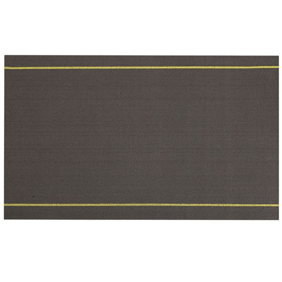 Furnishings * | Chilewich Simple Stripe Indoor/Outdoor Mat Grey 91X152Cm Cheaper