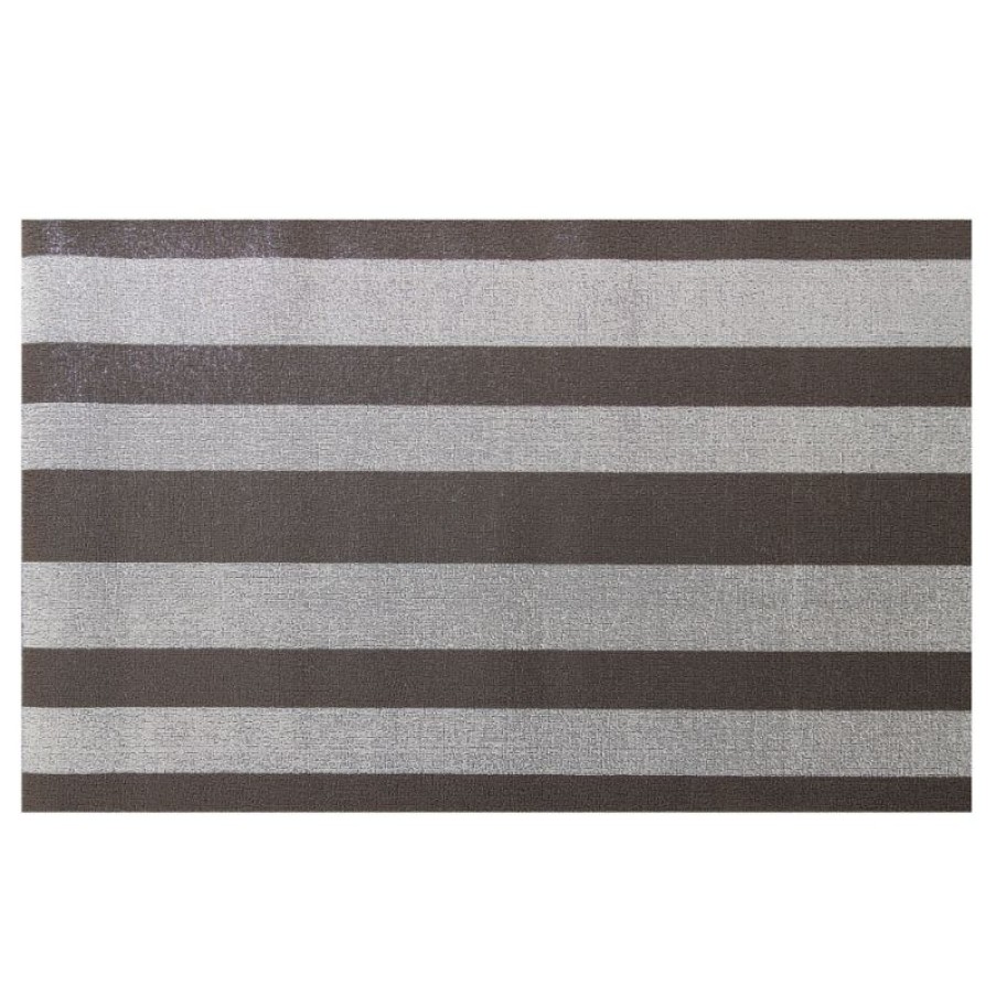 Furnishings * | Chilewich Bold Stripe Shag Doormat Pebble Large Store