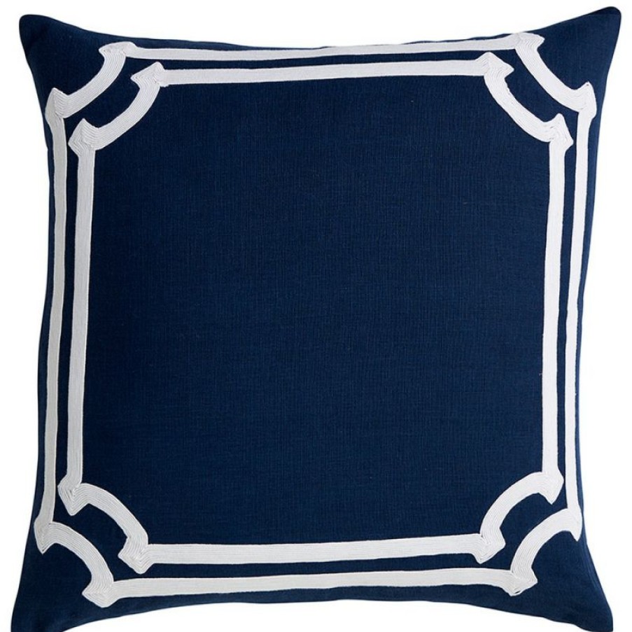 Furnishings * | Paloma Newport Linen Navy 50X50Cm Opening Sales