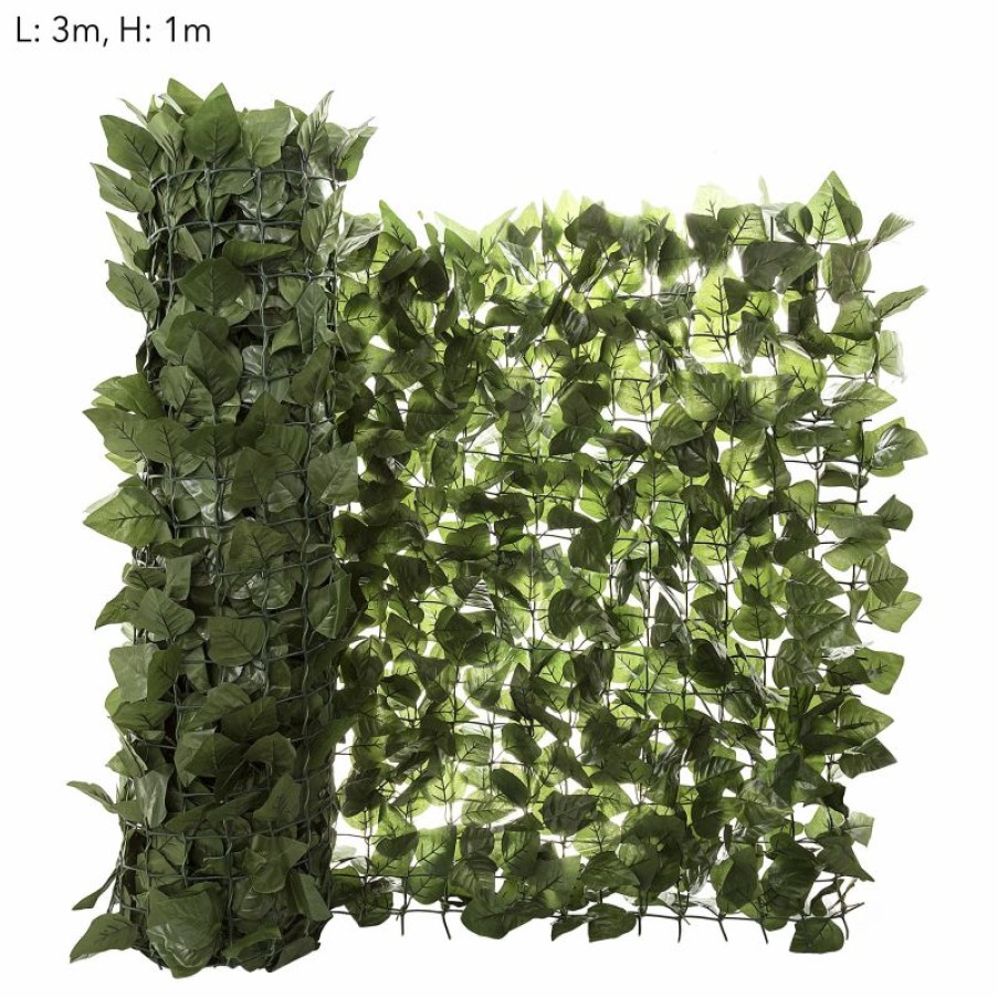 Decoration * | Florabelle Ivy Fence Double Uv Treated 100X300Cm Fire Sale