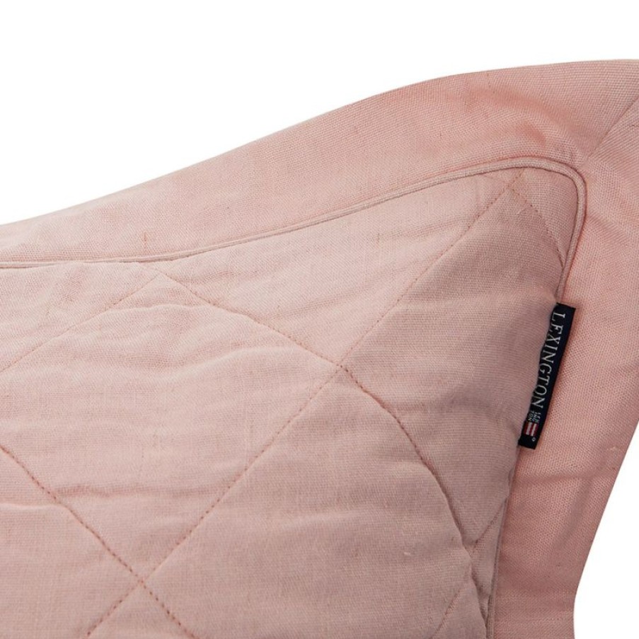 Furnishings * | Lexington Quilt Sham Cushion Pink 65X65Cm Less Expensive