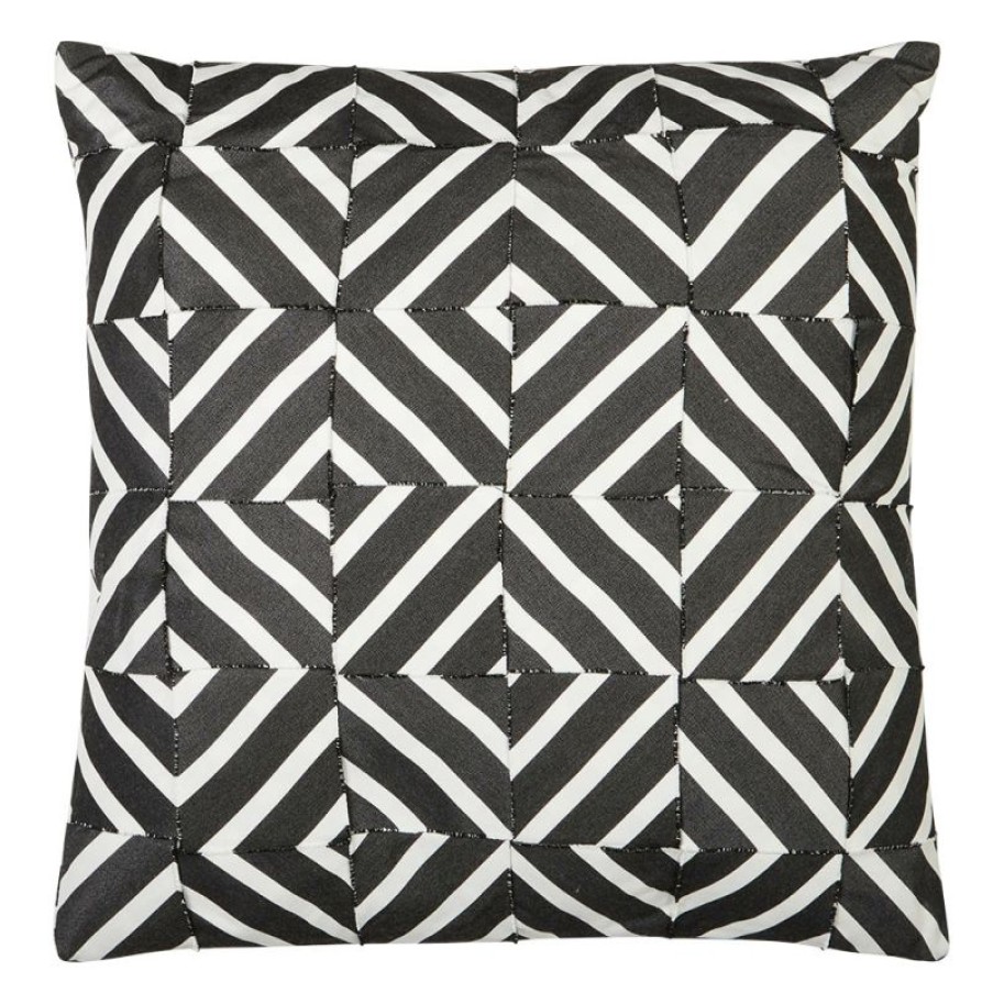 Furnishings * | Sunbrella Black Diamond Basketweave Cushion 58X58Cm Top Selling