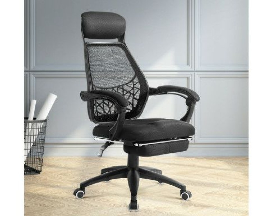 Furnishings * | Home Office Design Gaming Desk Chair Black Cheaper