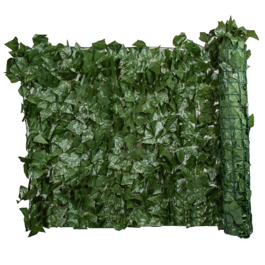 Decoration * | Florabelle Ivy Large Leaf Fence Roll 100X300Cm Excellent