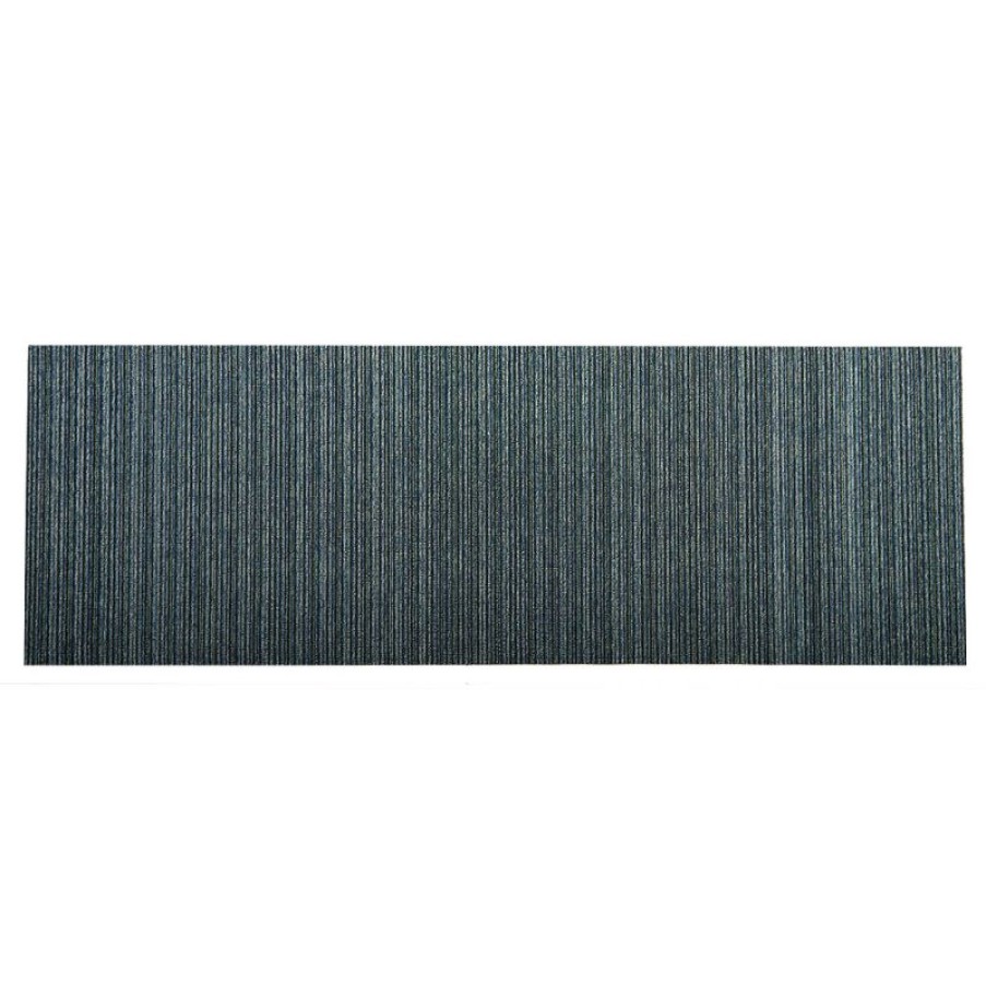 Furnishings * | Chilewich Skinny Stripe Runner Indoor/Outdoor Forest Cut Price