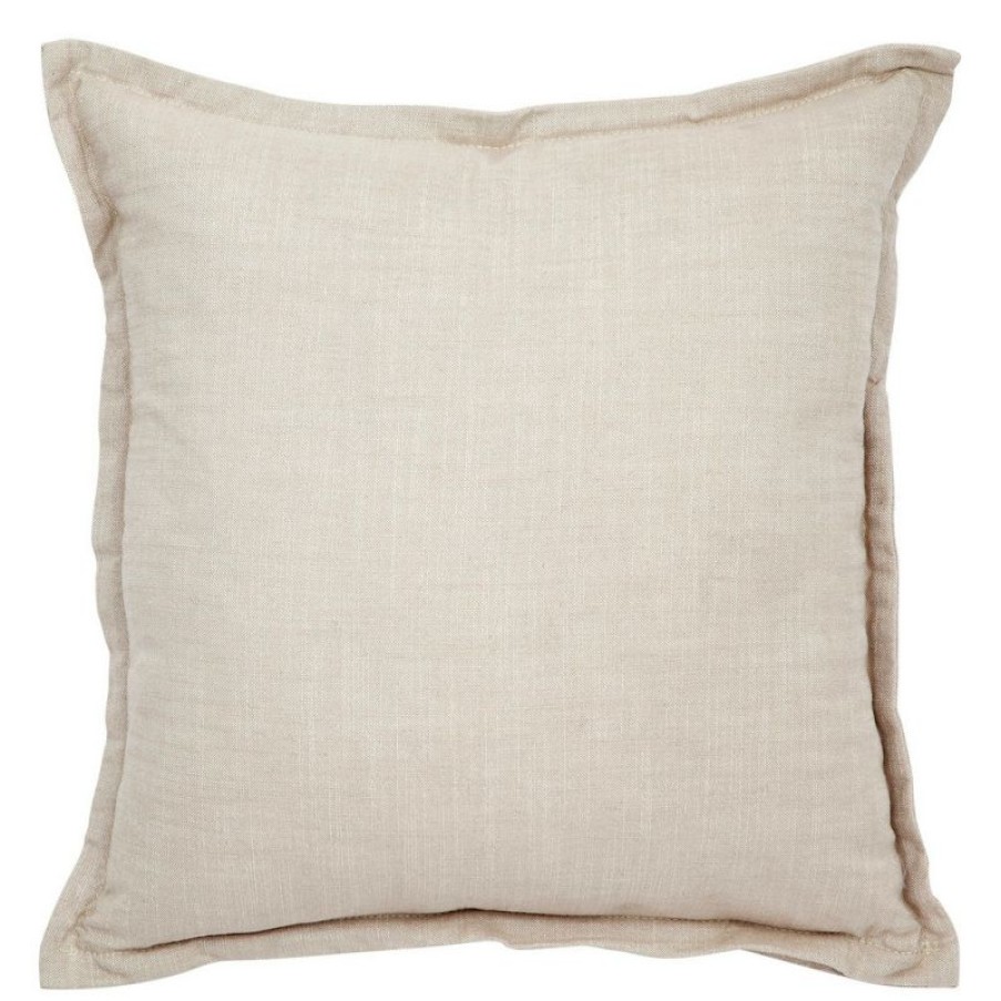 Furnishings * | Cafe Lighting Bardot Cushion Natural Linen Affordable Price