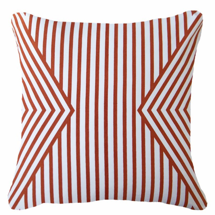 Furnishings * | Bandhini Parasol Rust Cushion 55X55Cm At Low Price