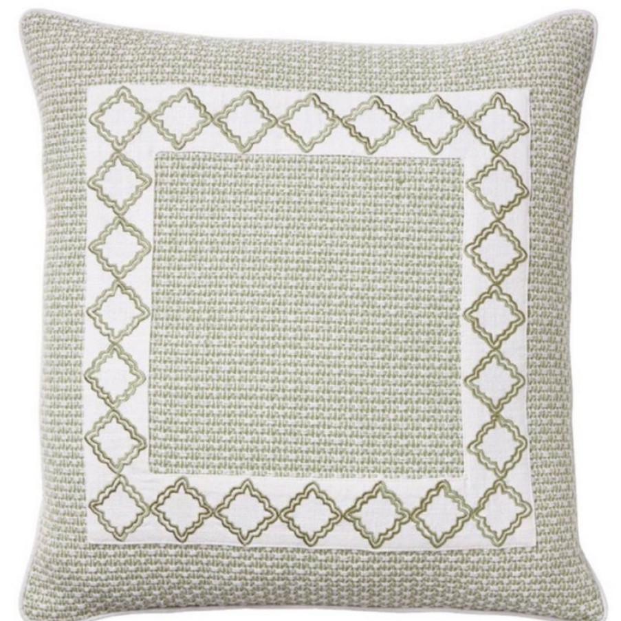 Furnishings * | Paloma Jacquard Sage Luxe 50X50Cm Less Expensive