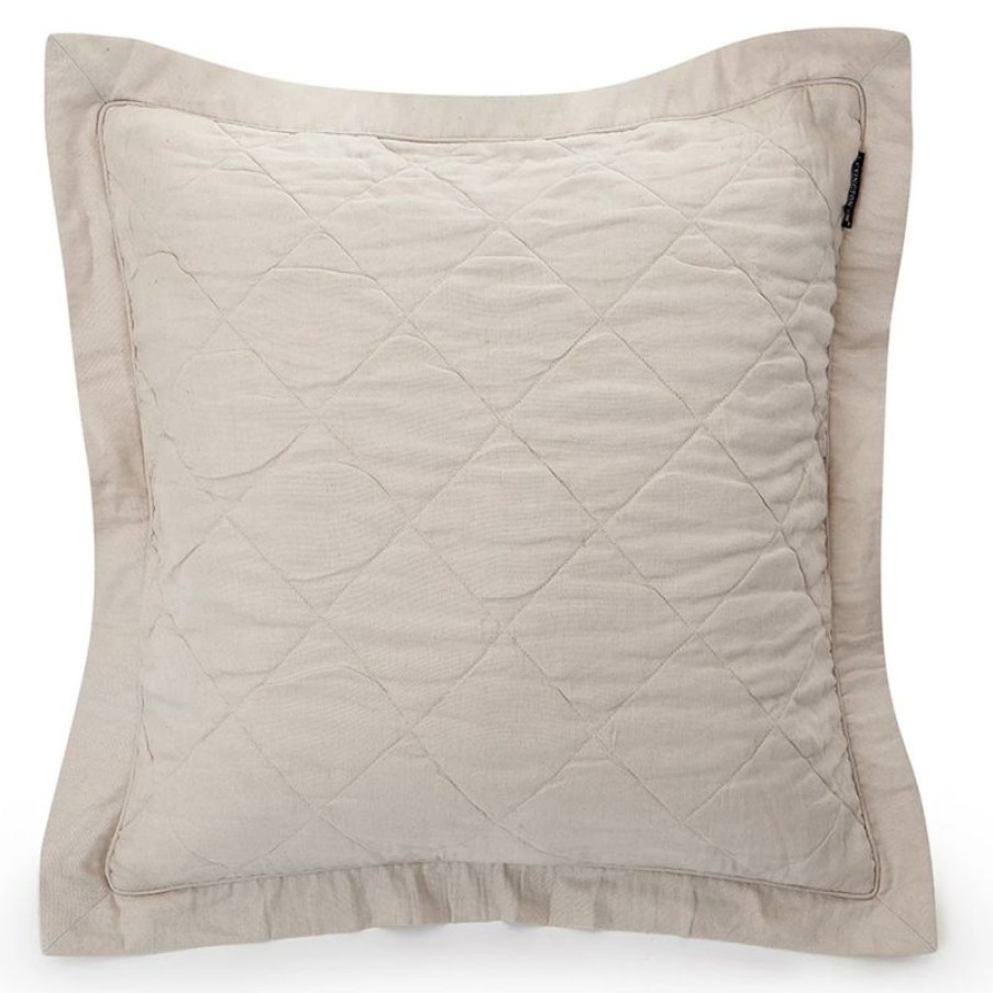 Furnishings * | Lexington Quilt Sham Cushion Beige 65X65Cm Fire Sale