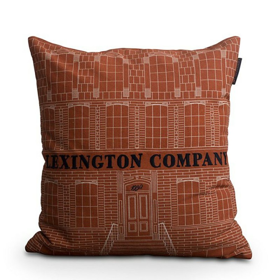 Furnishings * | Lexington Lexington Company Sham Rust & Creme 50X50Cm New Collections