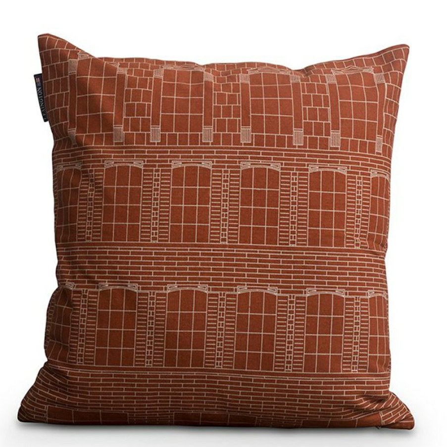 Furnishings * | Lexington Lexington Company Sham Rust & Creme 50X50Cm New Collections