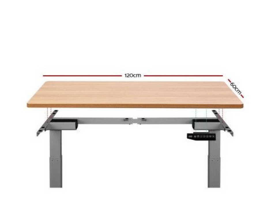 Furnishings * | Home Office Design Height Adjustable Table Riser 120Cm Nice Style