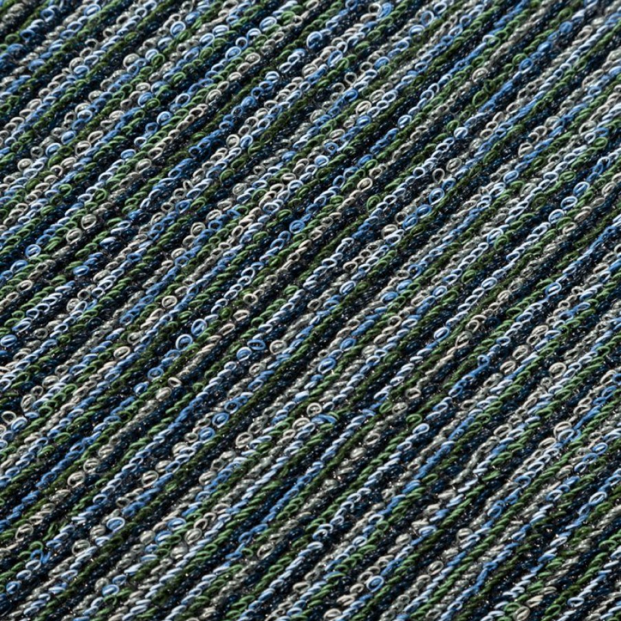 Furnishings * | Chilewich Skinny Stripe Indoor/Outdoor Mat Forest Cheaper